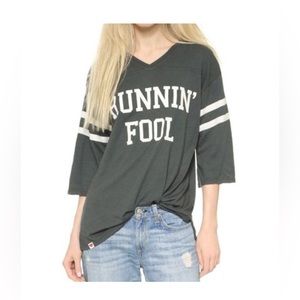 Wildfox Black and White Graphic Top